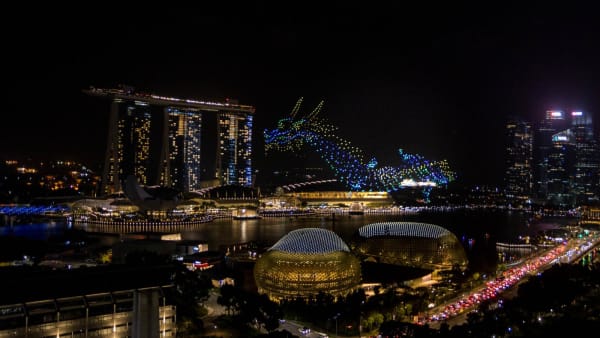 marina bay sands reschedules dragon drone show changes start timing after safety concerns