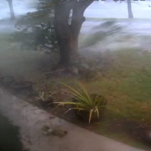 caught on camera watch moment tornado hits homes in davie