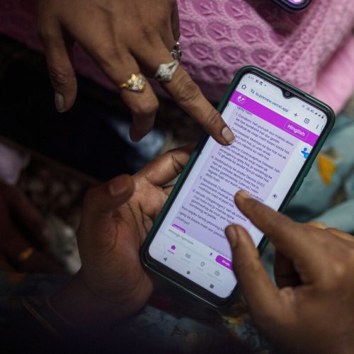 how ai health care chatbots learn from the questions of an indian womens organization